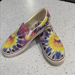 Vans Colorful Tie-Dye Slip Ons